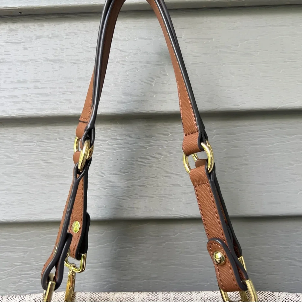 Calvin Klein Sonoma Satchel Crossbody Bag Adjustable Strap Shoulder bag Khaki